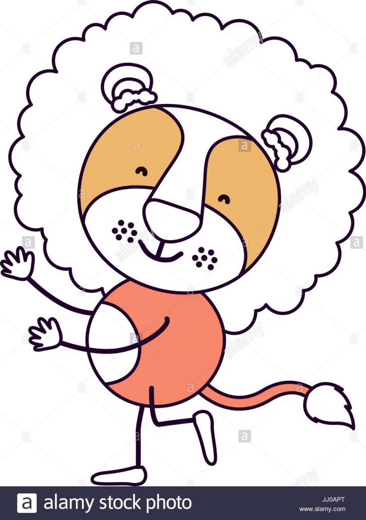 728x1035 Cute Lion Cub Drawing Sea Baby Cartoon I Fertility