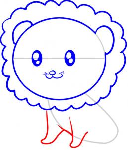 258x302 How To Draw How To Draw A Lion For Kids