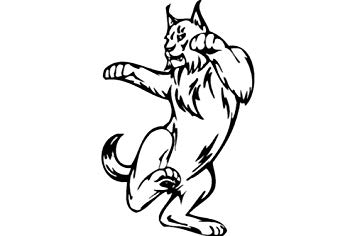 355x236 Lion Dance Mascot Sticker