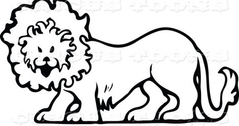 471x250 Cute Lion Drawing Easy Cartoon Of A Line Dance King Head I Fertility