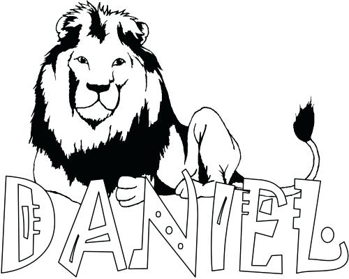 500x400 Coloring Pages Of Daniel In The Bible Story Lions Den Astonishing