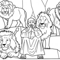 200x200 Daniel In The Lion Den Coloring Pages Murderthestout