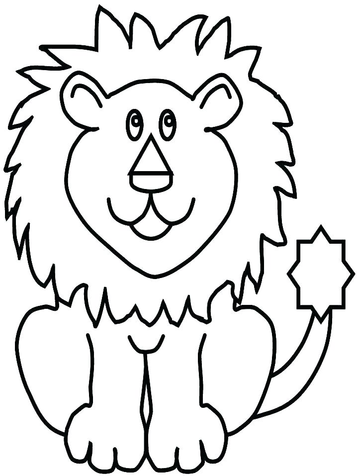718x957 Lion Coloring Pages