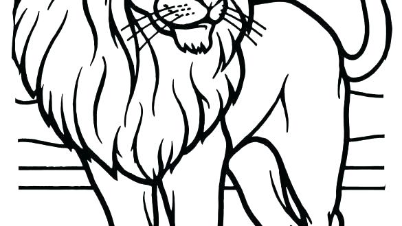 585x329 Coloring Pages Lions