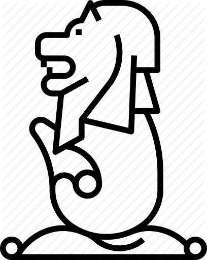 408x512 Lion, Drawing, Merlion, Transparent Png Image Clipart Free Download