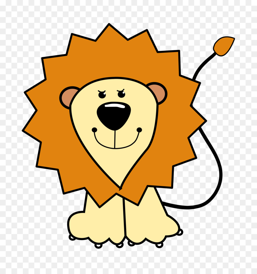 900x960 Lion Cartoon Drawing Baby Lions Clip Art Clipart Png Download