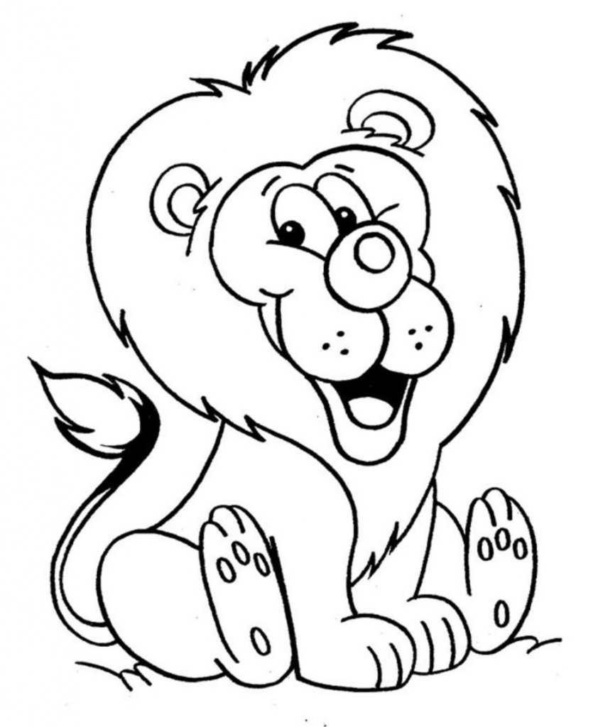 842x1024 Lion Drawing For Kids Coloring Pages Valence Lion Drawing