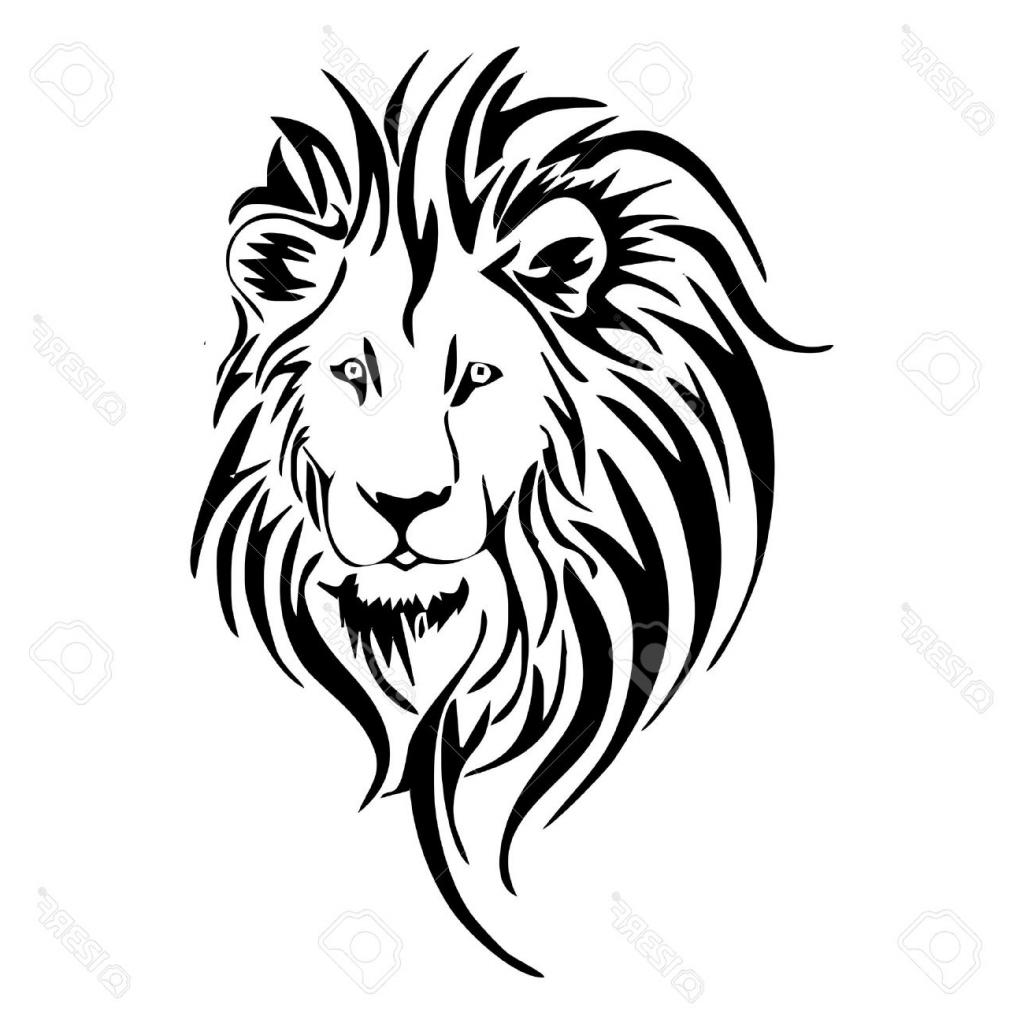 1024x1024 Lion Face Drawing Images Easy