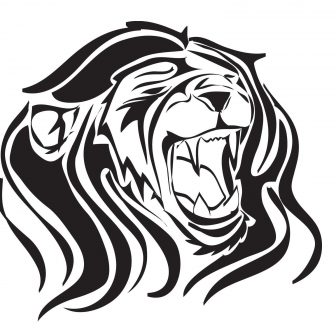 336x336 Drawing Lion And Lioness Tiger Animal Easy Cute With Colour Little