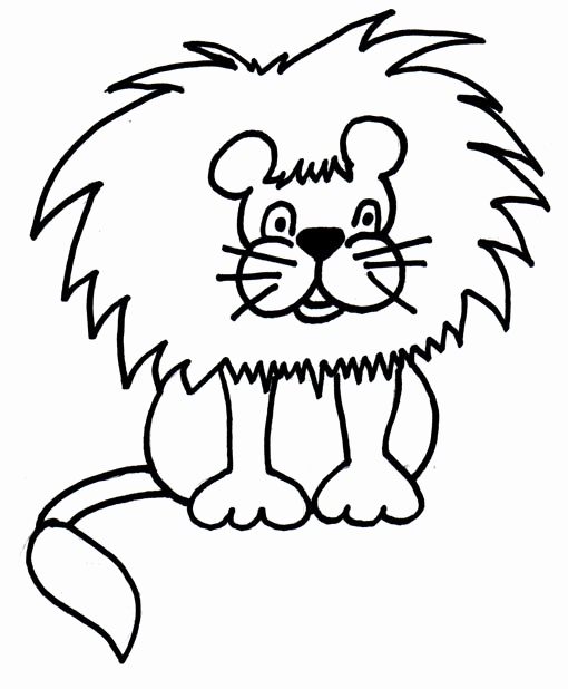 510x618 How To Draw A Cartoon Lion Face Lovely Cartoon Lion Drawing