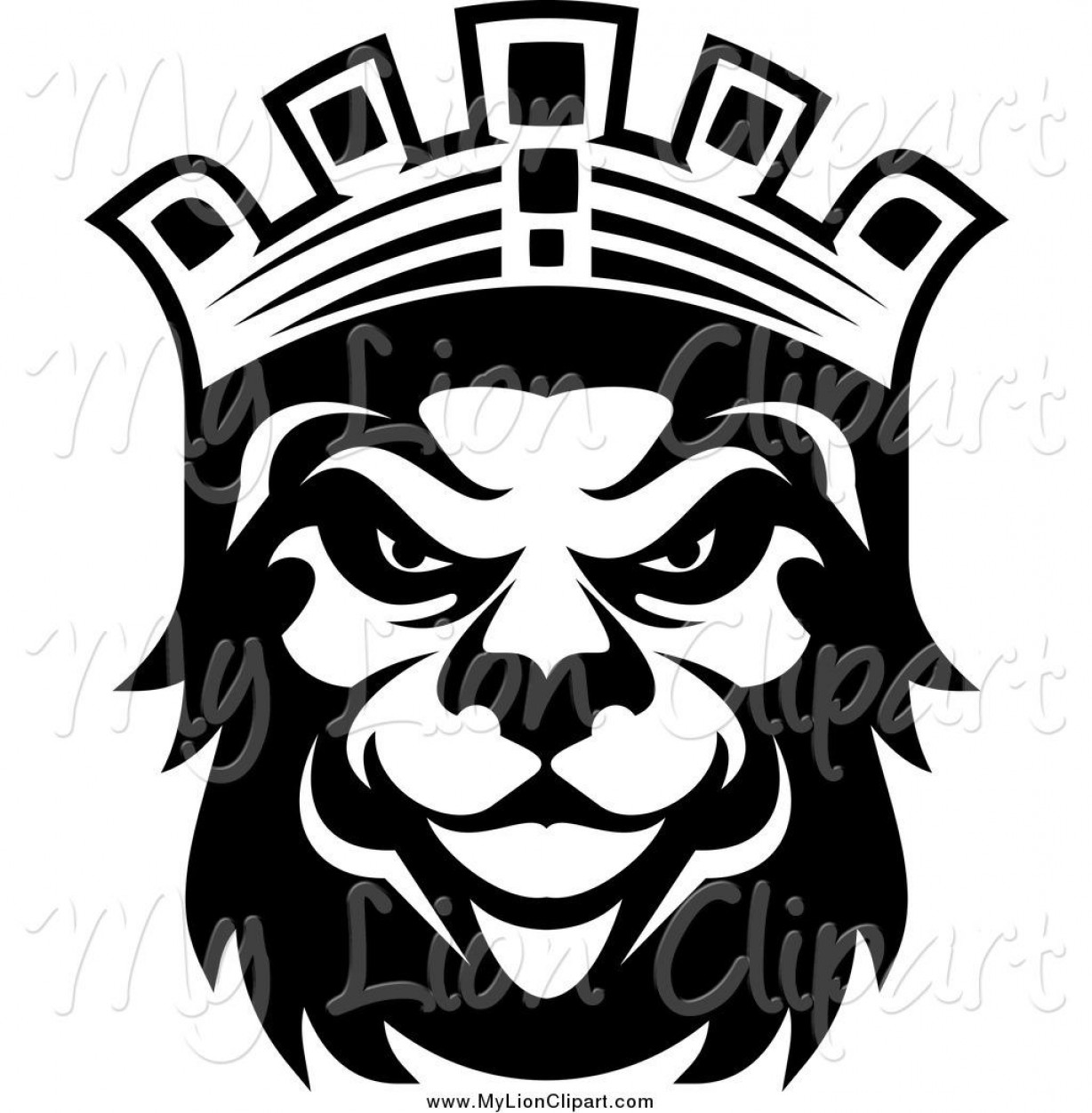 1228x1252 Top Clipart Of Black And White Lion King
