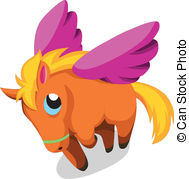 189x179 Drawing Color Lion With Wings Vector Clip Art Images