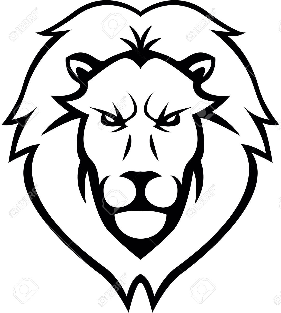 1165x1300 Lion Face Drawing For Kids And Lion Face Drawing Easy Easy Lion