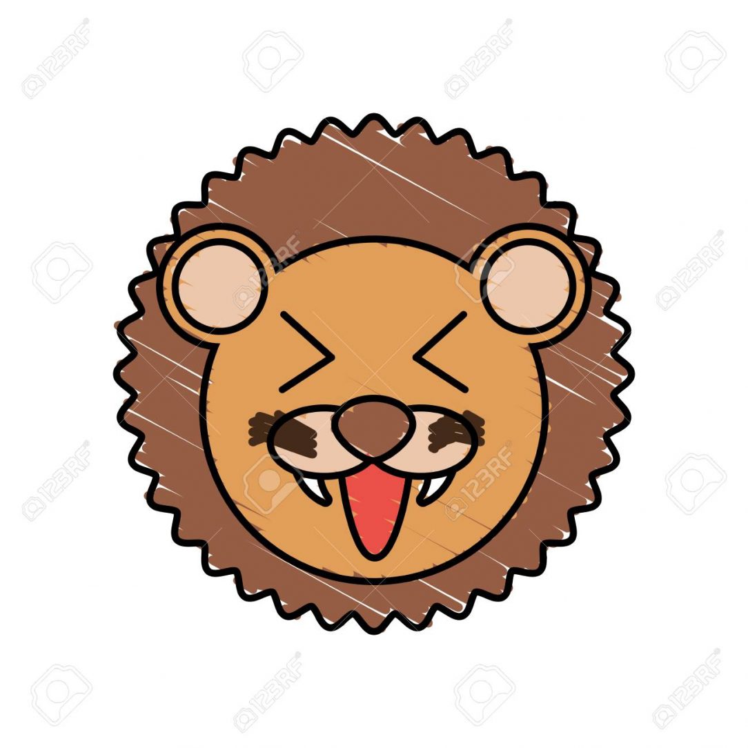 1084x1084 Cute Lion Dance Drawing Easy Step