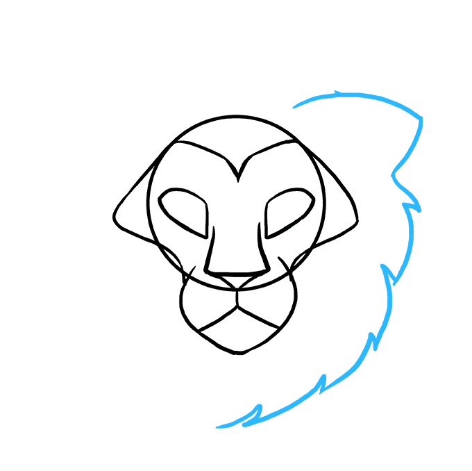 680x678 How To Draw A Lion Head