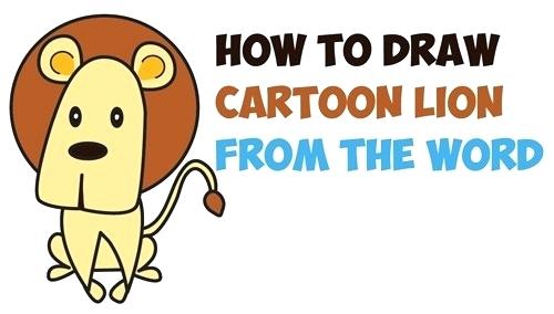 500x284 How To Draw A Lion Easy Step