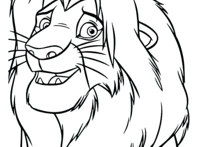 440x294 How To Draw A Lion For Kids How To Draw A Lion Step
