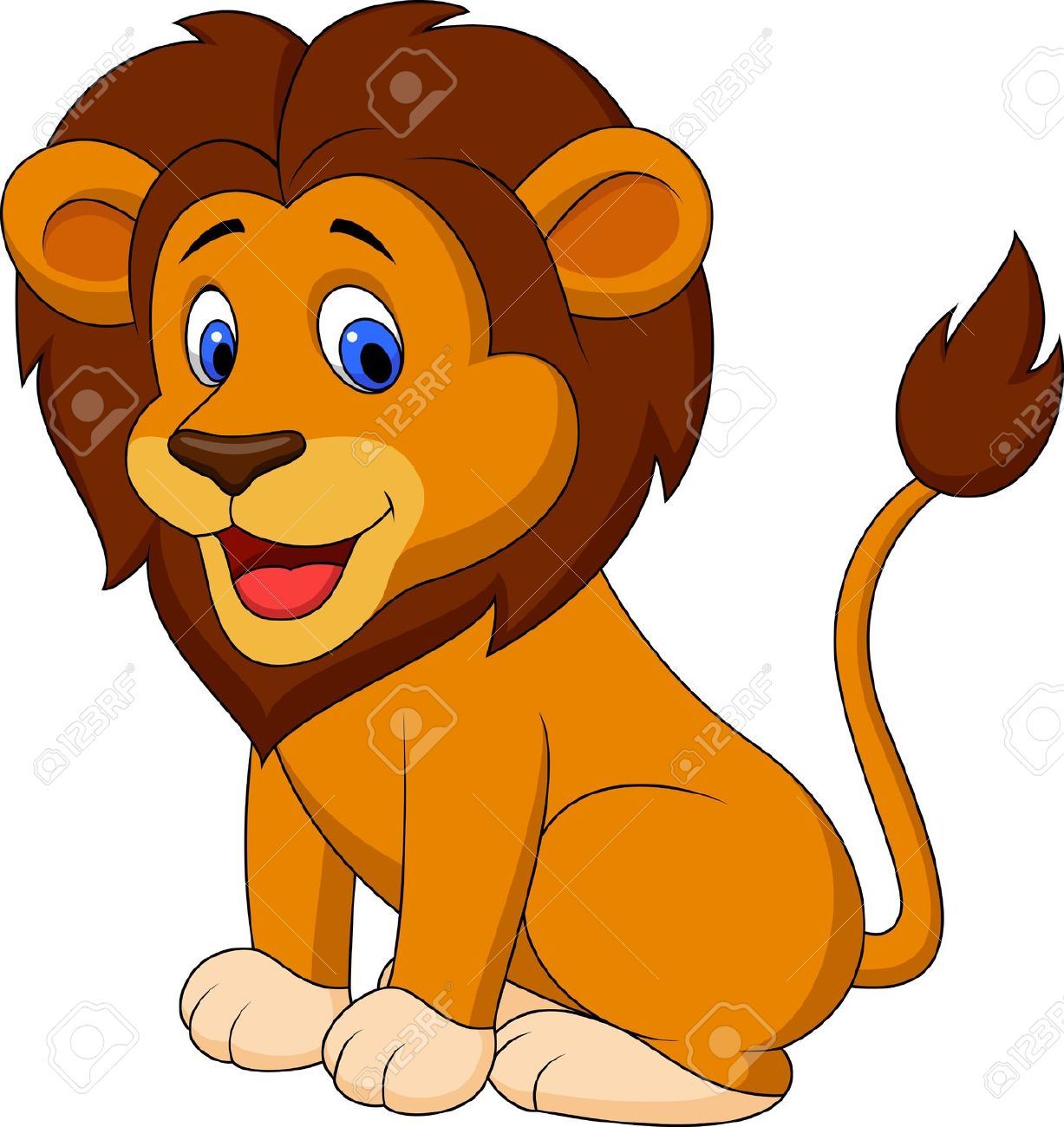 1227x1300 Lion Goofy Clipart