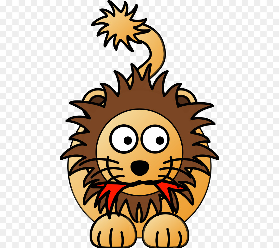 900x800 Lion, Tiger, Drawing, Transparent Png Image Clipart Free Download
