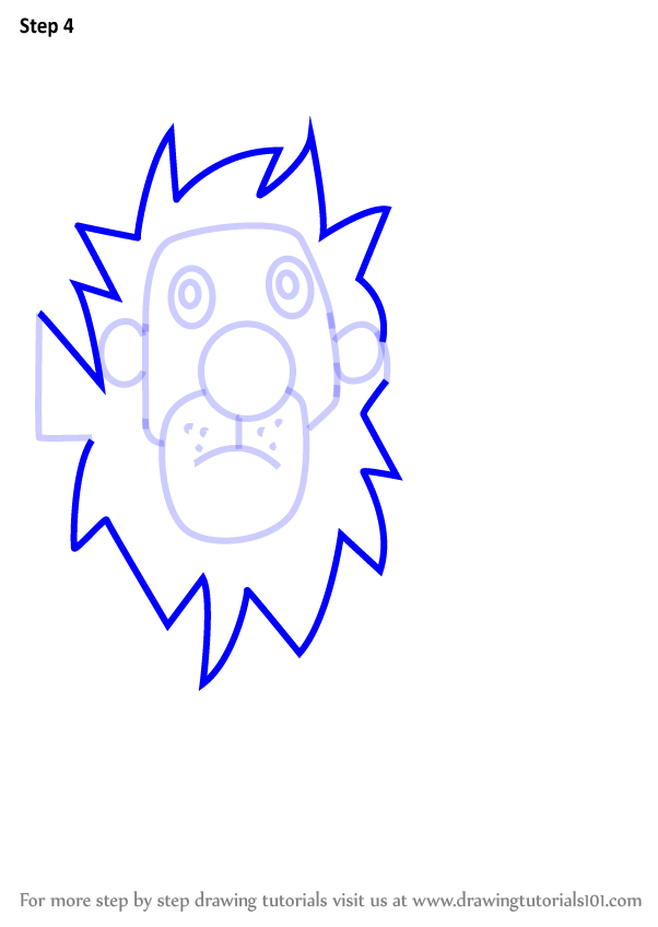 602x848 Learn How To Draw A Lion From Word Lion