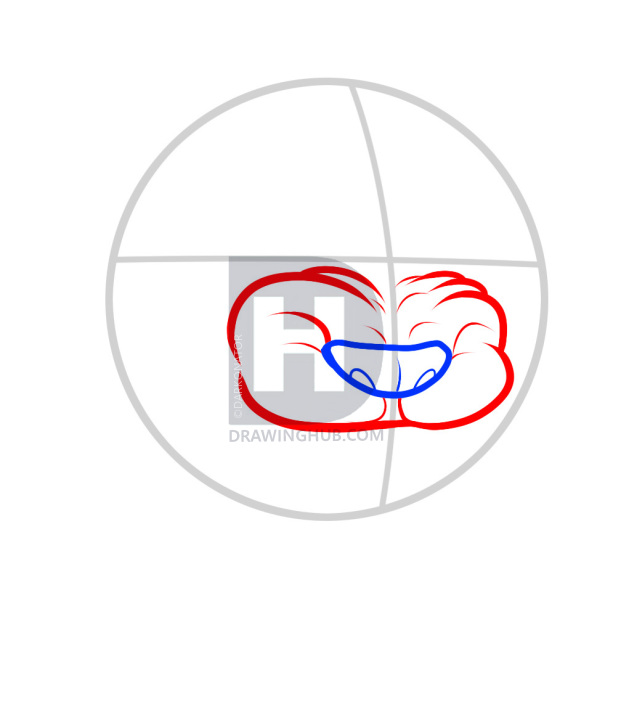 621x720 How To Draw A Lion Roaring, Roaring Lion, Step