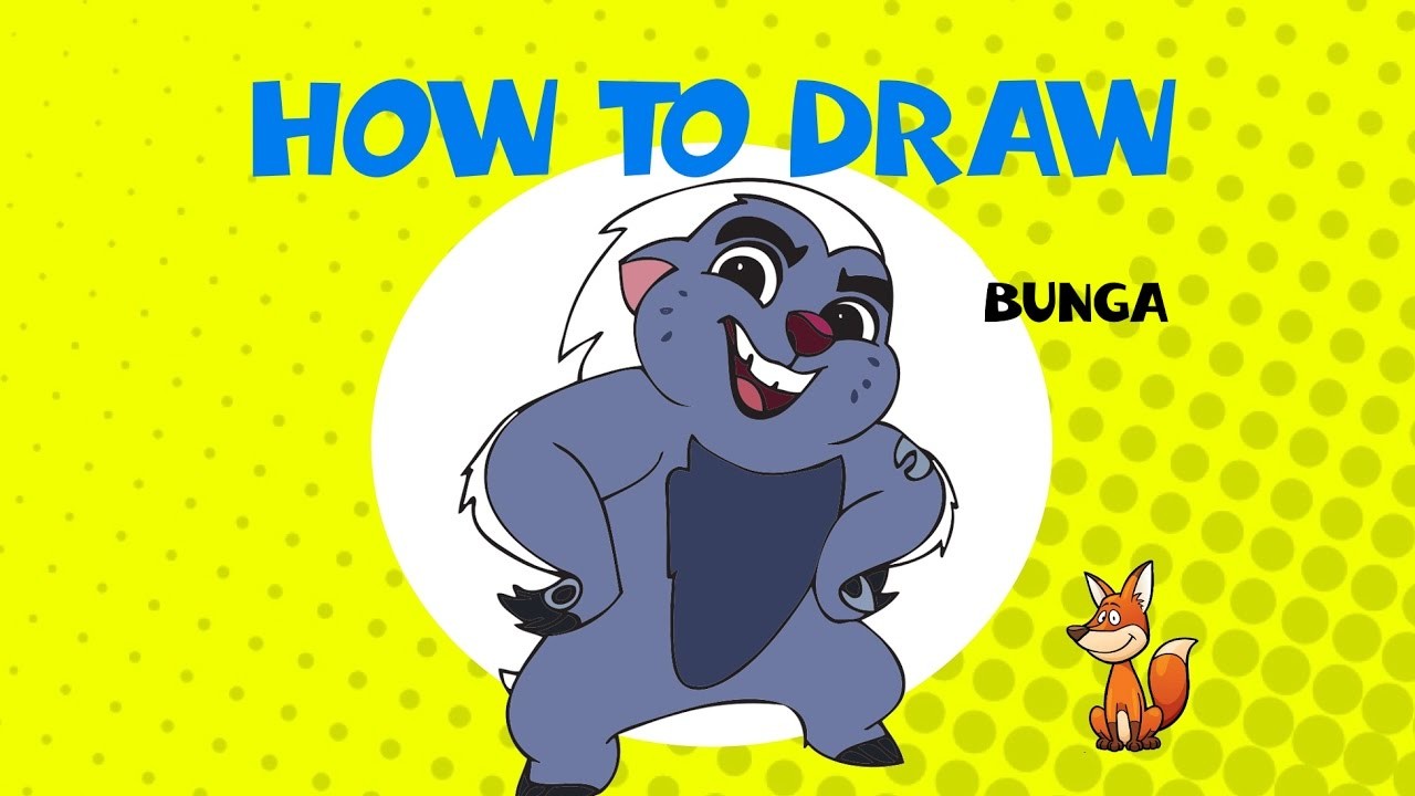 1280x720 How To Draw Bunga From Lion Guard