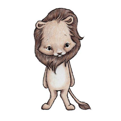 500x500 Stickstay Leo Lion Stickstay Wall Transers