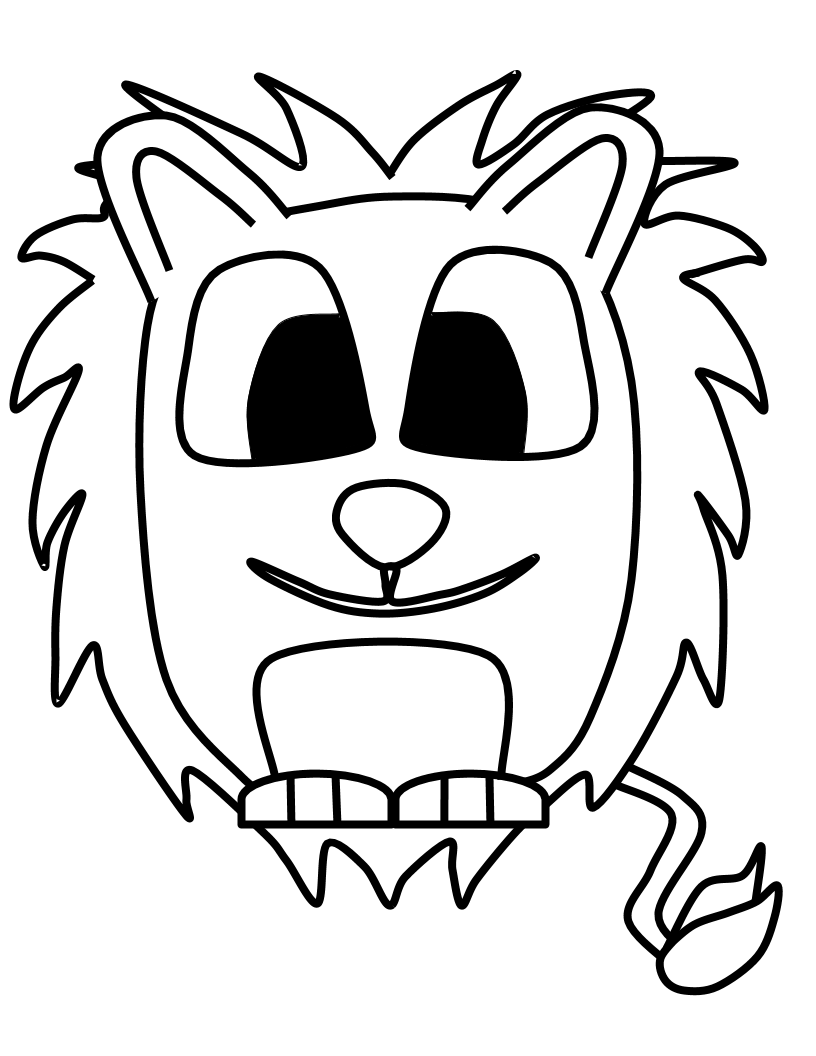 816x1056 Lions Clipartshare