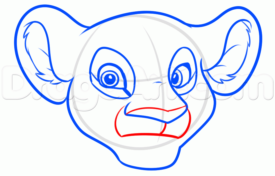 946x605 draw nala from the lion king, step
