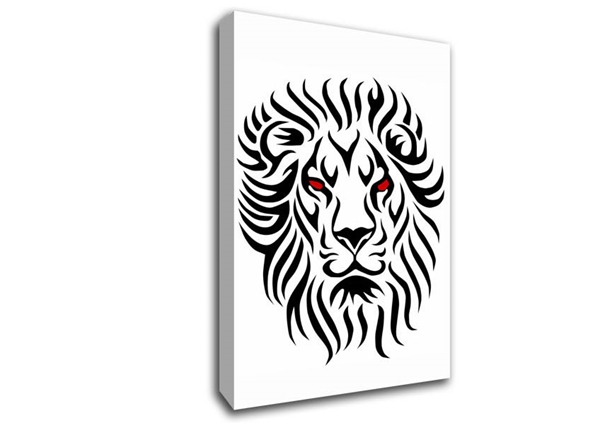 600x423 fierce lion eyes ethnic canvas stretched canvas