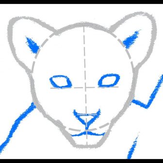 336x336 How To Draw A Easy Lion Face Mask Tattoo An Angry I Fertility