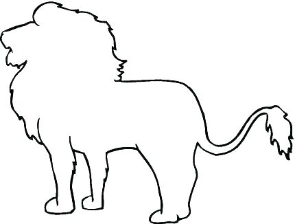 430x326 Lion Outline Lion Lion Face Outline Clipart Ugyfelvadasz Online