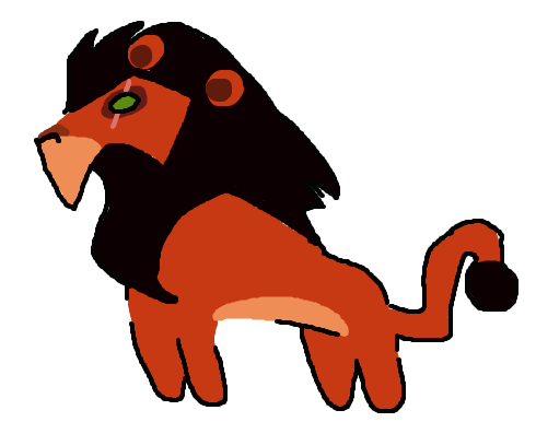 490x386 Collection Of Free Simba Drawing Cave Download On Ui Ex