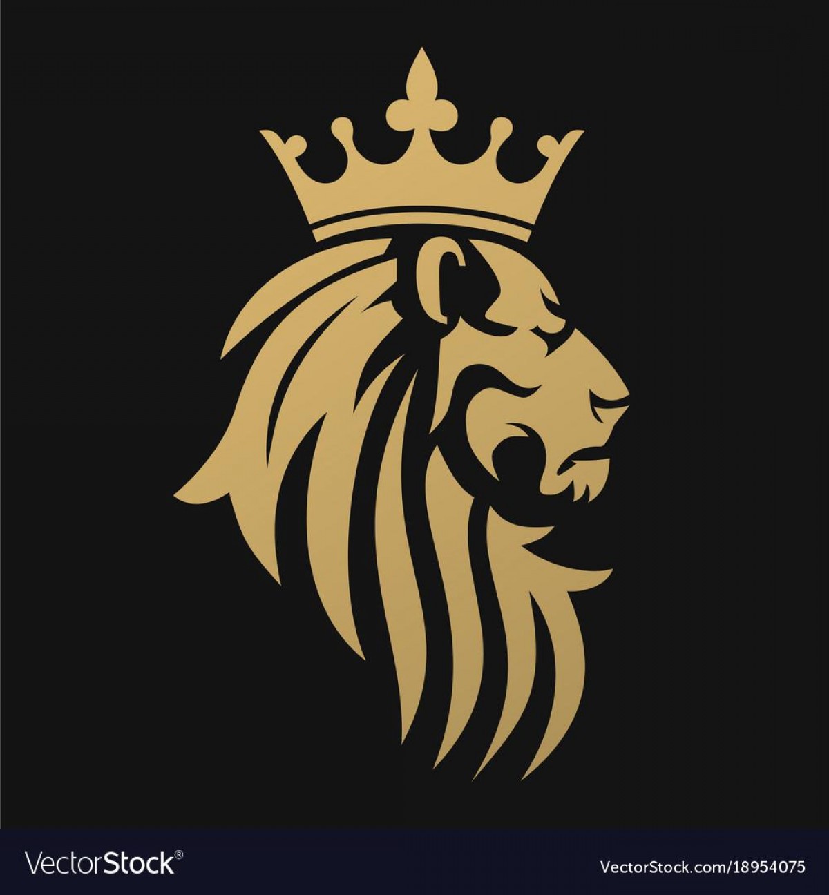1200x1296 Best Hd Lion With Crown Logo Vector Drawing Sohadacouri