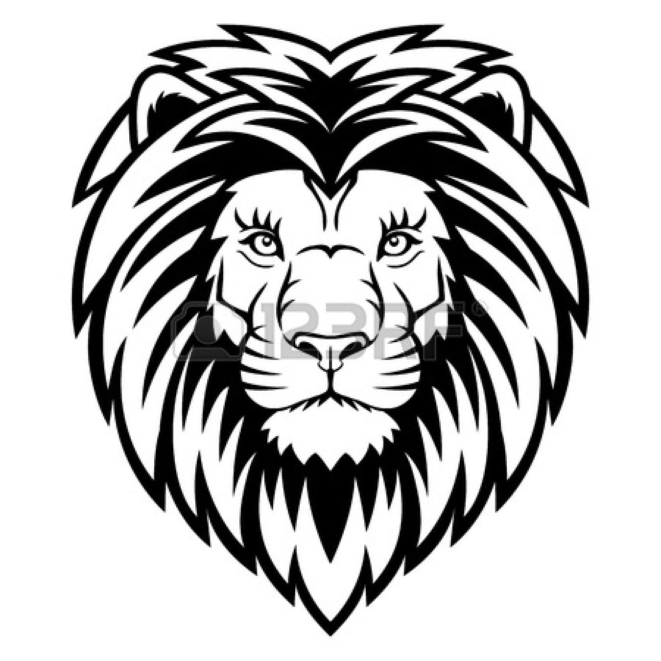 1350x1350 Lion Crown Drawing Simple