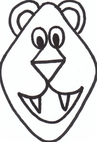 200x290 Lion Drawing Cartoon