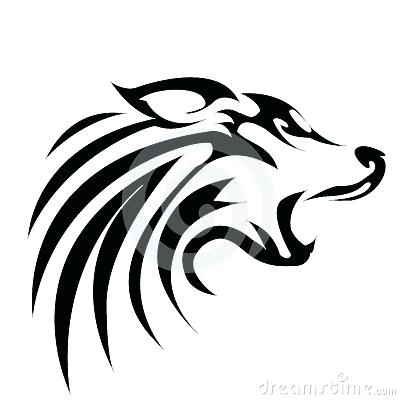 400x400 Wolf Face Outline Best Wolf Face Outline Tattoo