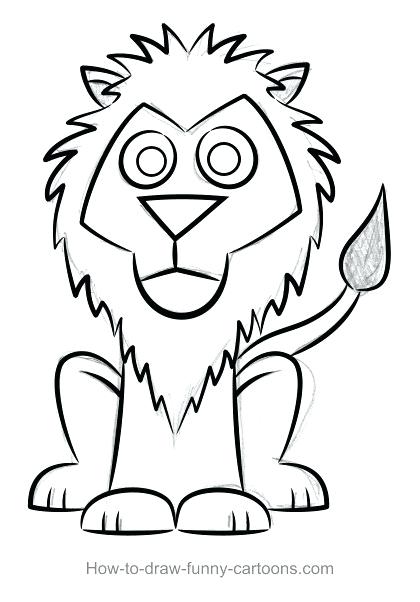 420x602 easy lion to draw how to draw a lion face step mountain lion