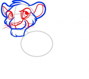 302x268 How To Draw How To Draw Simba From The Lion King