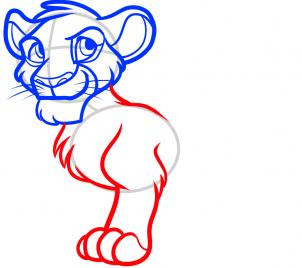 302x268 How To Draw How To Draw Simba From The Lion King