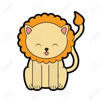 336x336 Cute Lion King Dance Drawing A Little Face Baby I Fertility