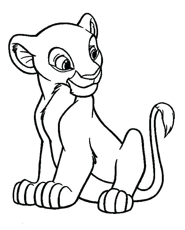 600x744 Mufasa Coloring Pages Free