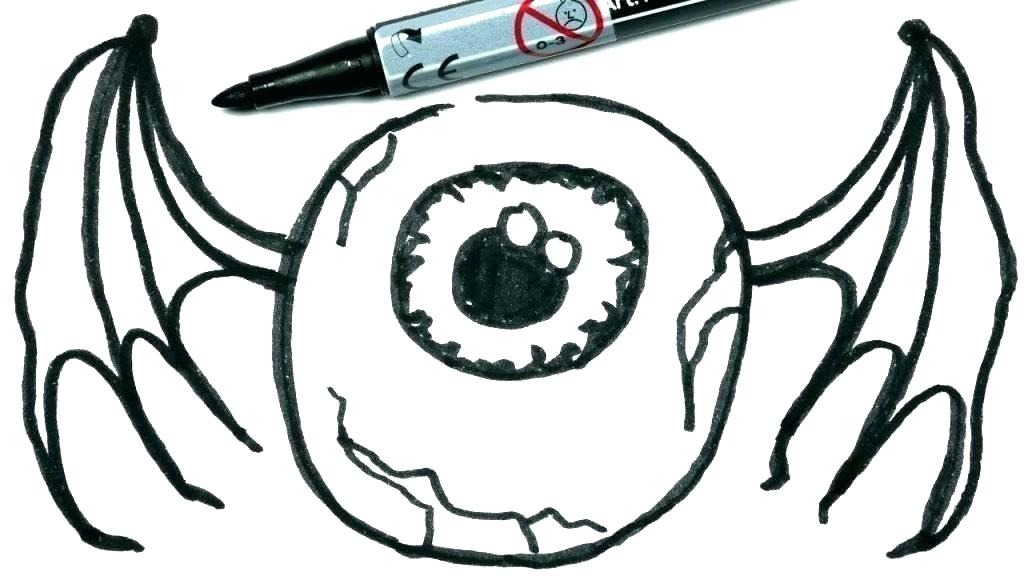 1024x576 Scary Halloween Drawings