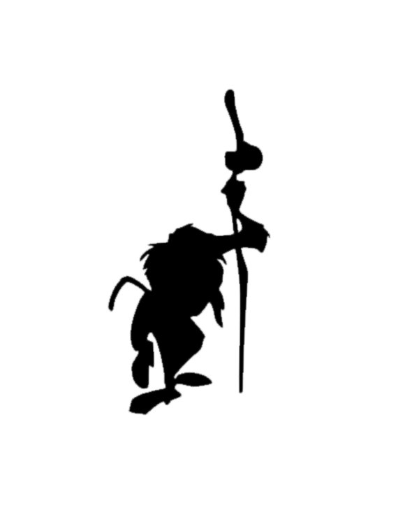 570x750 lion king rafiki silhouette