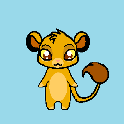 398x397 The Lion King Afbeeldingen Chibi Simba Achtergrond And Background