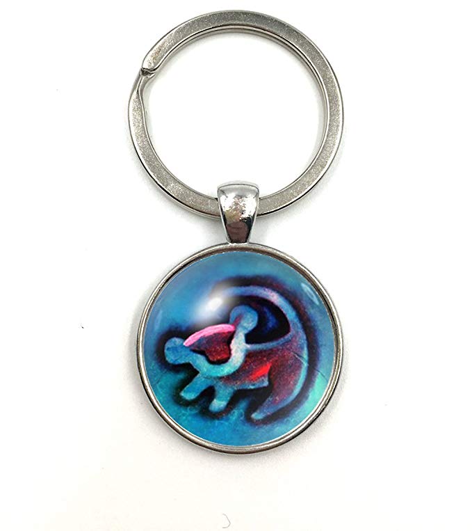 679x763 lion king inspired keychain rafiki simba drawing