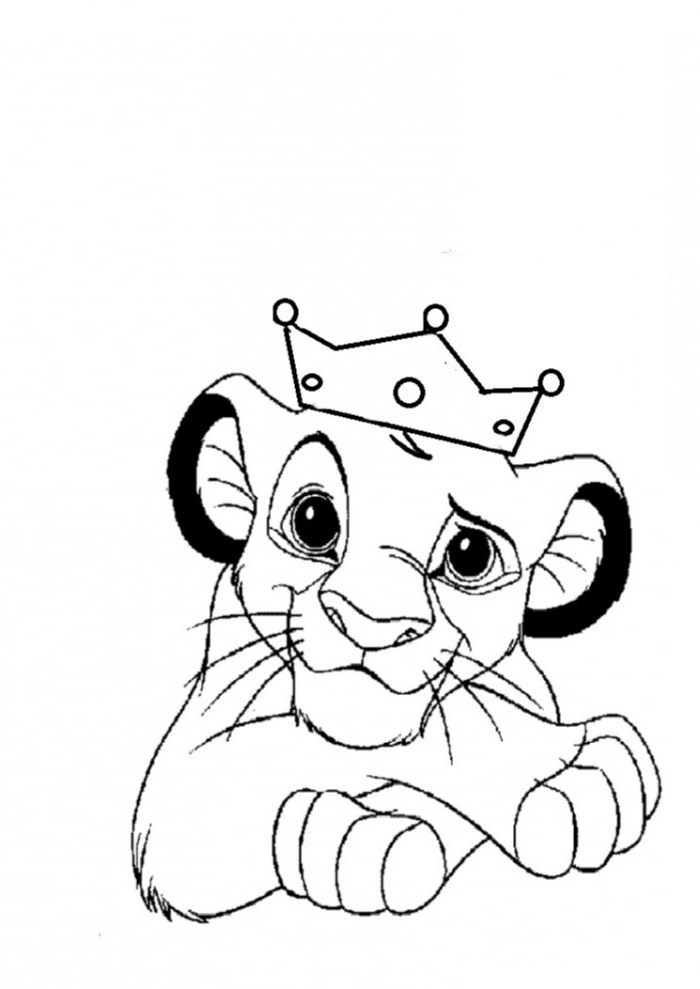 Lion King Simba Drawing | Free download best Lion King ...