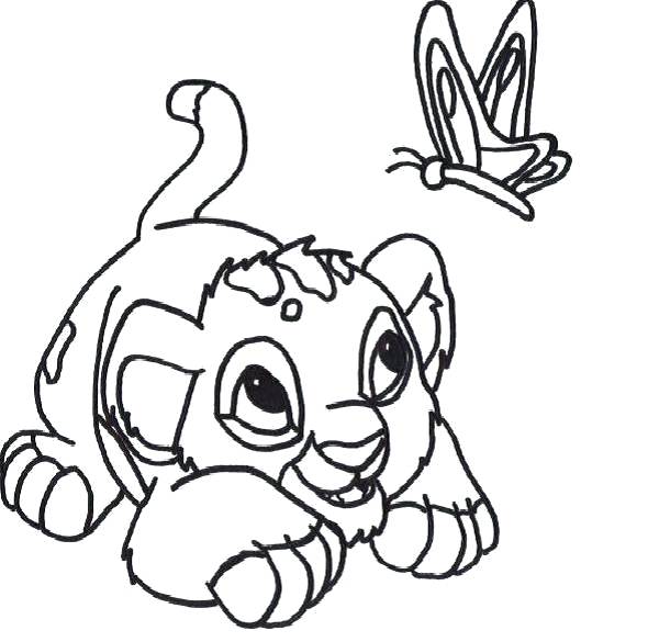 600x585 Lion King Simba Coloring Pages Lion King Coloring Pages Drawing