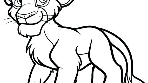 570x320 simba timon and pumbaa crossing a bridge the lion king coloring