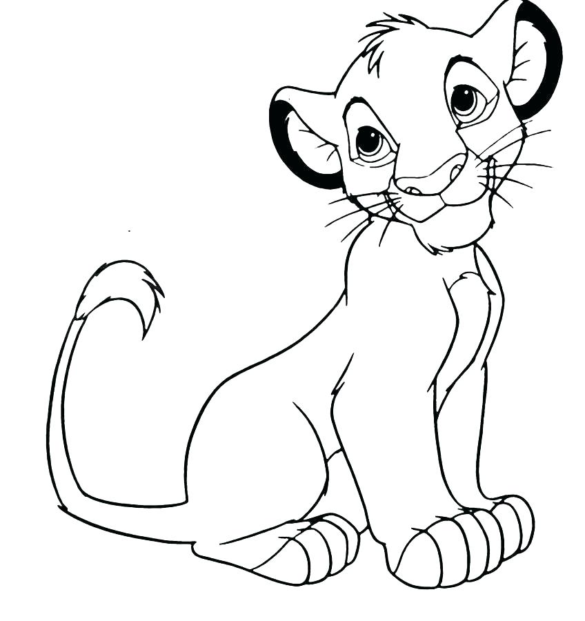 848x900 Lion King Simba Coloring Pages